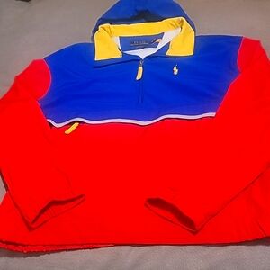 Polo hooded pullover